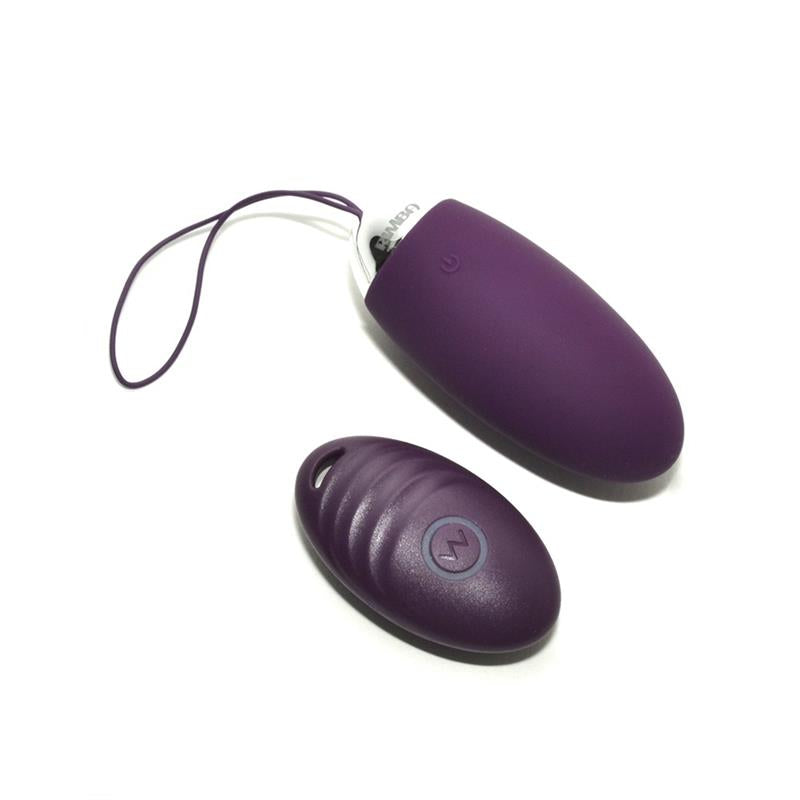 RIMBA TOYS - HUEVO VIBRADOR CON CONTROL REMOTO VENICE PURPURA