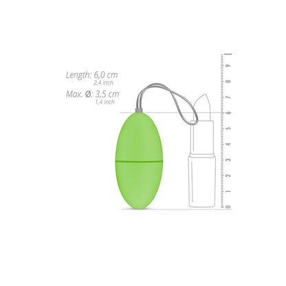 EASYTOYS - HUEVO VIBRADOR  CONTROL REMOTO - VERDE