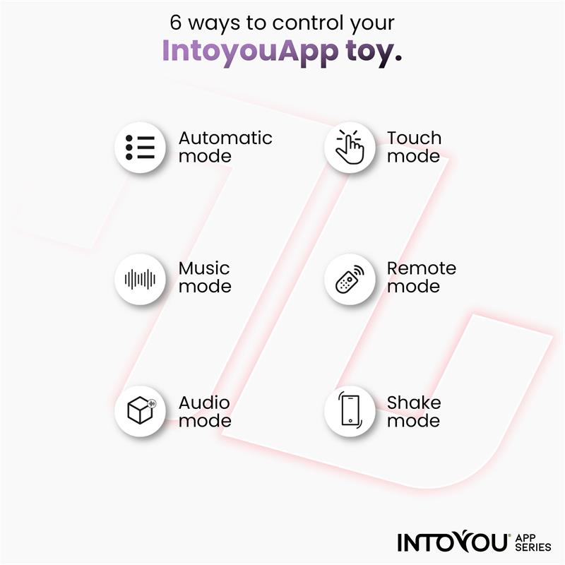 INTOYOU APP SERIES - HUEVO VIBRADOR CON MOVIMIENTO WAVING CON APP USB