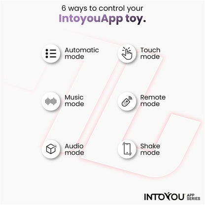 INTOYOU APP SERIES - HUEVO VIBRADOR CON MOVIMIENTO WAVING CON APP USB