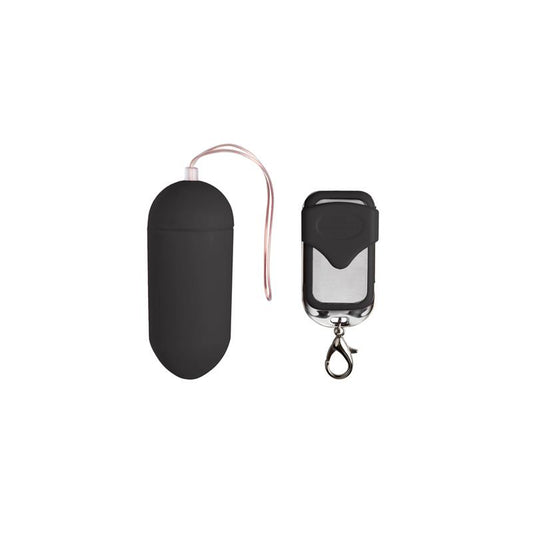 EASYTOYS - HUEVO VIBRADOR CONTROL REMOTO 10 FUNCIONES NEGRO