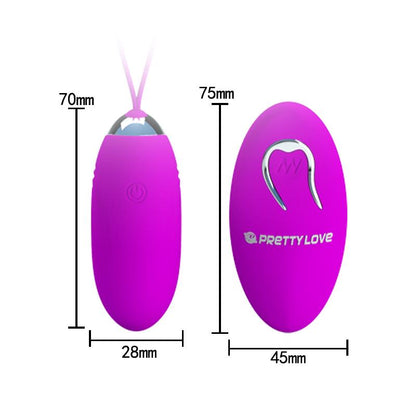PRETTYLOVE - HUEVO VIBRADOR CONTROL REMOTO JENNY
