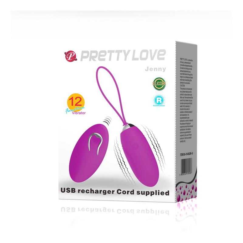 PRETTYLOVE - HUEVO VIBRADOR CONTROL REMOTO JENNY