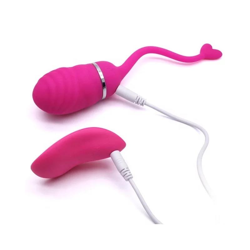 INTOYOU - HUEVO VIBRADOR CONTROL REMOTO ODISE USB SILICONA ROSA