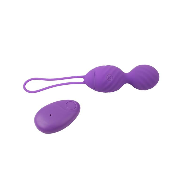 CHISA - HUEVO VIBRADOR CONTROL REMOTO RIDGED USB SILICONA 7.4
