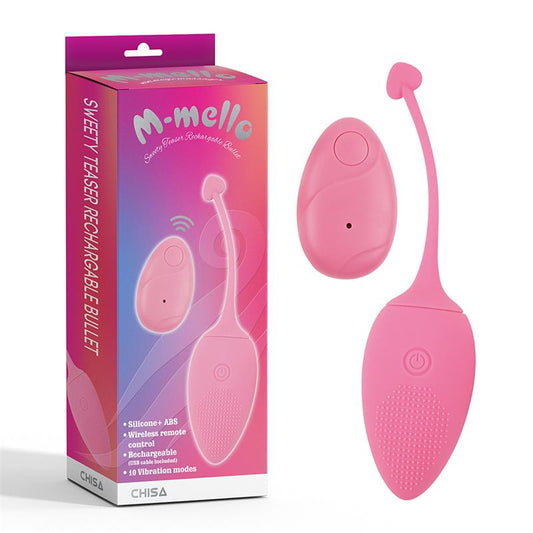 CHISA - HUEVO VIBRADOR CONTROL REMOTO SWEETY TEASER USB 5.7