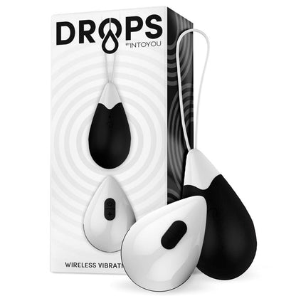 DROPS - HUEVO VIBRADOR CONTROL REMOTO USB SILICONA NEGRO