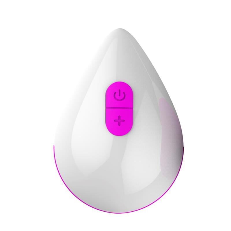 DROPS - HUEVO VIBRADOR CONTROL REMOTO USB SILICONA PURPURA