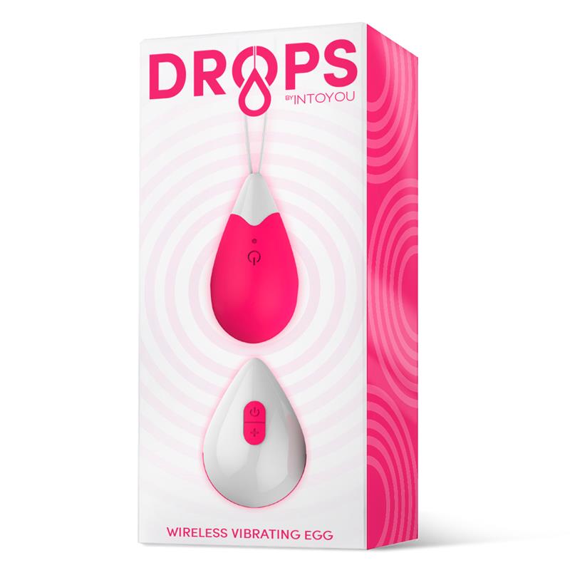 DROPS - HUEVO VIBRADOR CONTROL REMOTO USB SILICONA ROSA