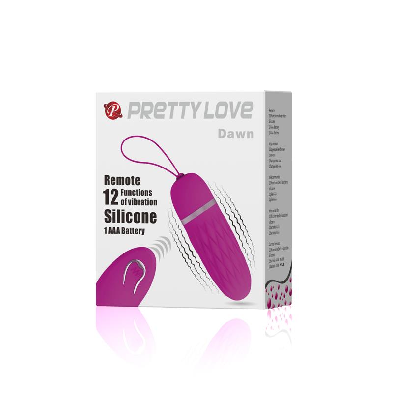 PRETTYLOVE - HUEVO VIBRADOR DAWN COLOR PÚRPURA