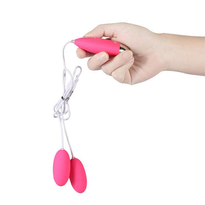 SHEQU - HUEVO VIBRADOR DOBLE SILICONA YUESI