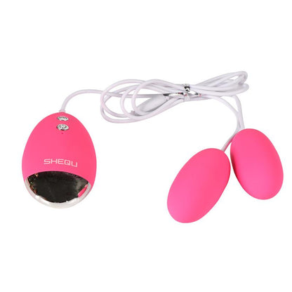 SHEQU - HUEVO VIBRADOR DOBLE SILICONA YUESI