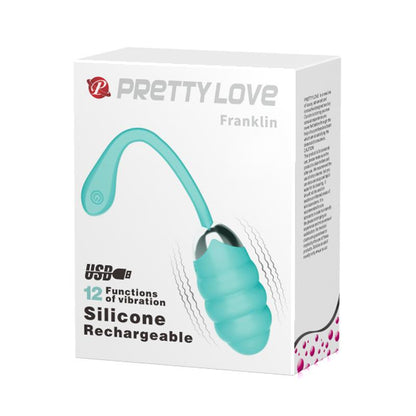 PRETTYLOVE - HUEVO VIBRADOR FRANKLIN USB SILICONA