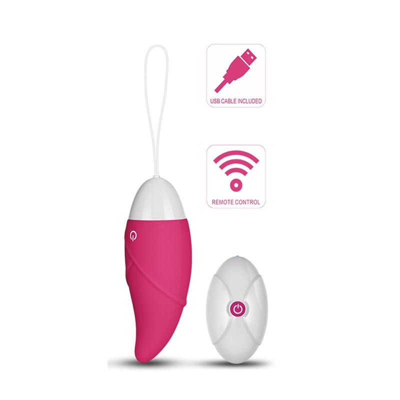 LOVETOY - HUEVO VIBRADOR IJOY CONTROL REMOTO USB ROSA