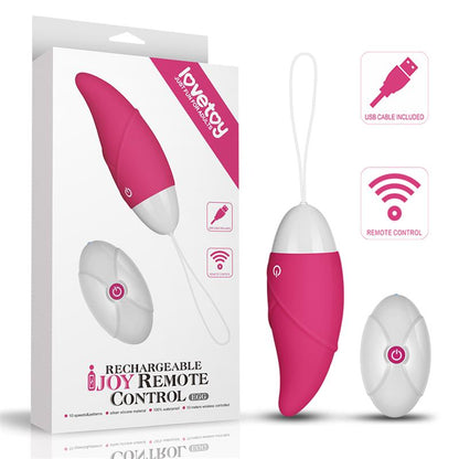 LOVETOY - HUEVO VIBRADOR IJOY CONTROL REMOTO USB ROSA