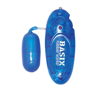 BASIX RUBBER WORKS - HUEVO VIBRADOR JELLY AZUL