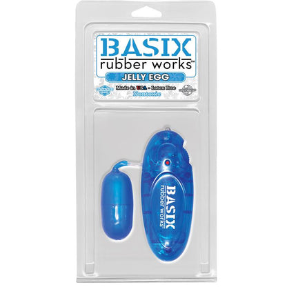 BASIX RUBBER WORKS - HUEVO VIBRADOR JELLY AZUL