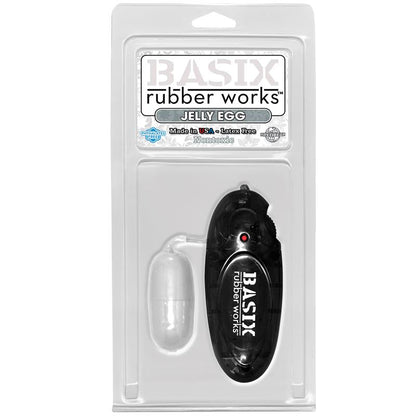 BASIX RUBBER WORKS - HUEVO VIBRADOR JELLY BLANCO