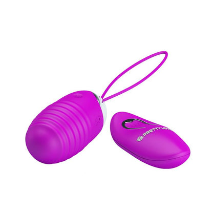 PRETTYLOVE - HUEVO VIBRADOR JESSICA USB PURPURA