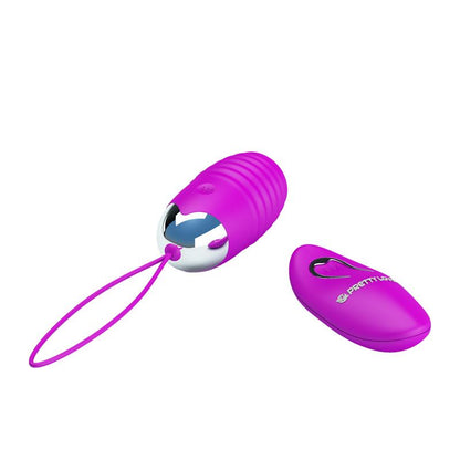 PRETTYLOVE - HUEVO VIBRADOR JESSICA USB PURPURA