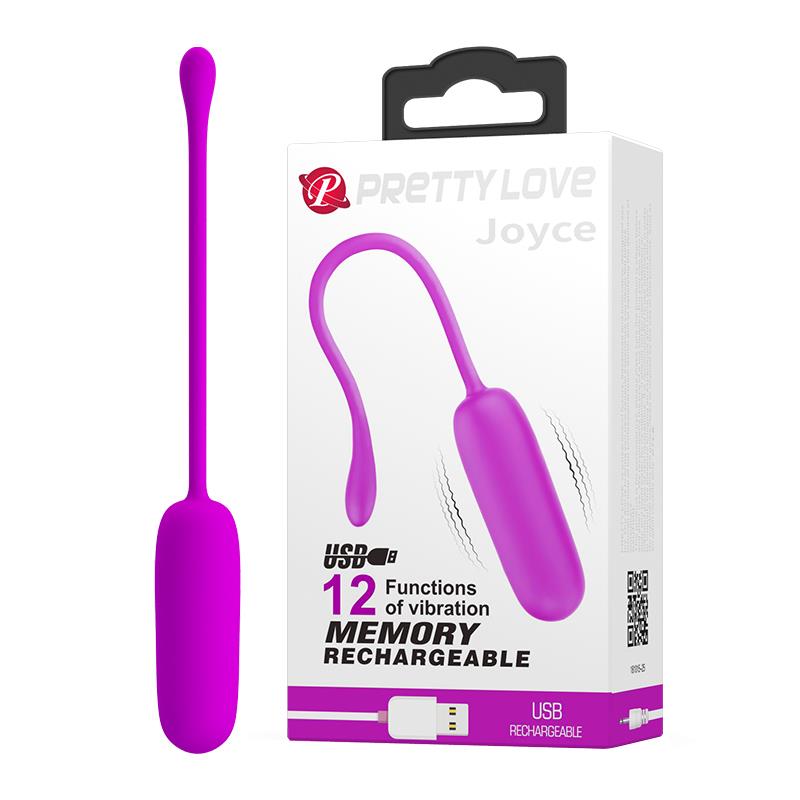 PRETTYLOVE - HUEVO VIBRADOR JOYCE SILICONA USB
