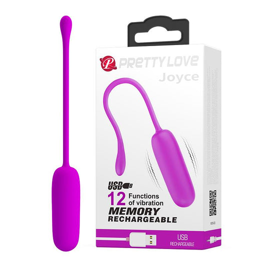 PRETTYLOVE - HUEVO VIBRADOR JOYCE SILICONA USB