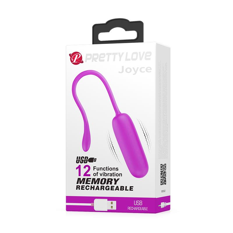 PRETTYLOVE - HUEVO VIBRADOR JOYCE SILICONA USB
