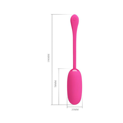 PRETTYLOVE - HUEVO VIBRADOR JULIUS USB SILICONA ROSA