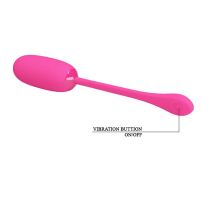 PRETTYLOVE - HUEVO VIBRADOR JULIUS USB SILICONA ROSA