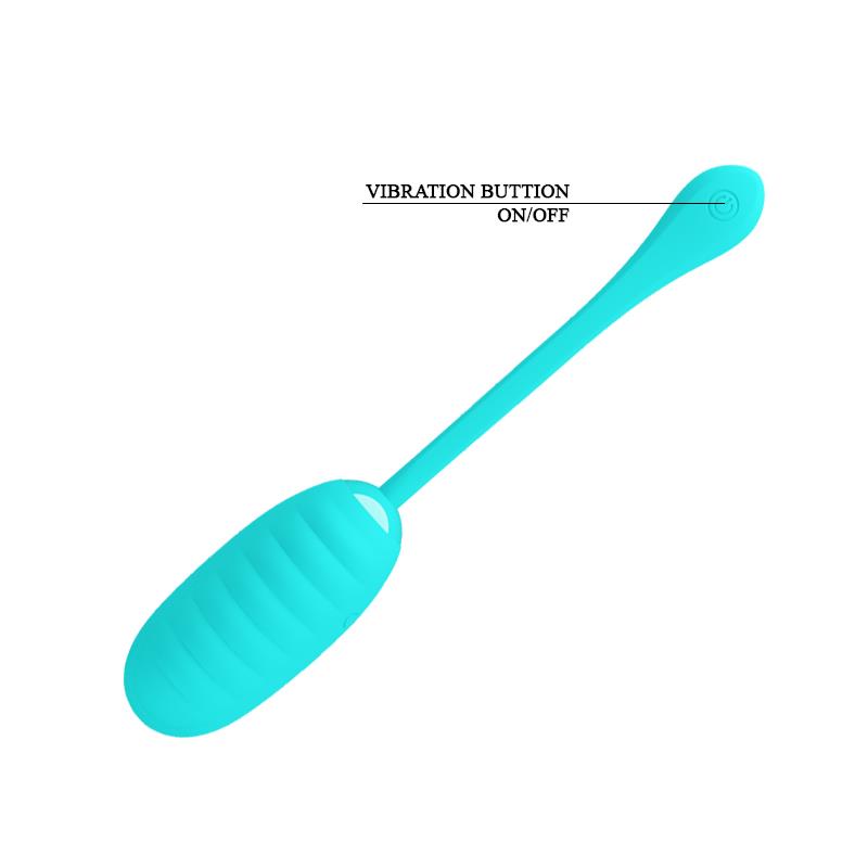 PRETTYLOVE - HUEVO VIBRADOR KIRK SILICONA USB
