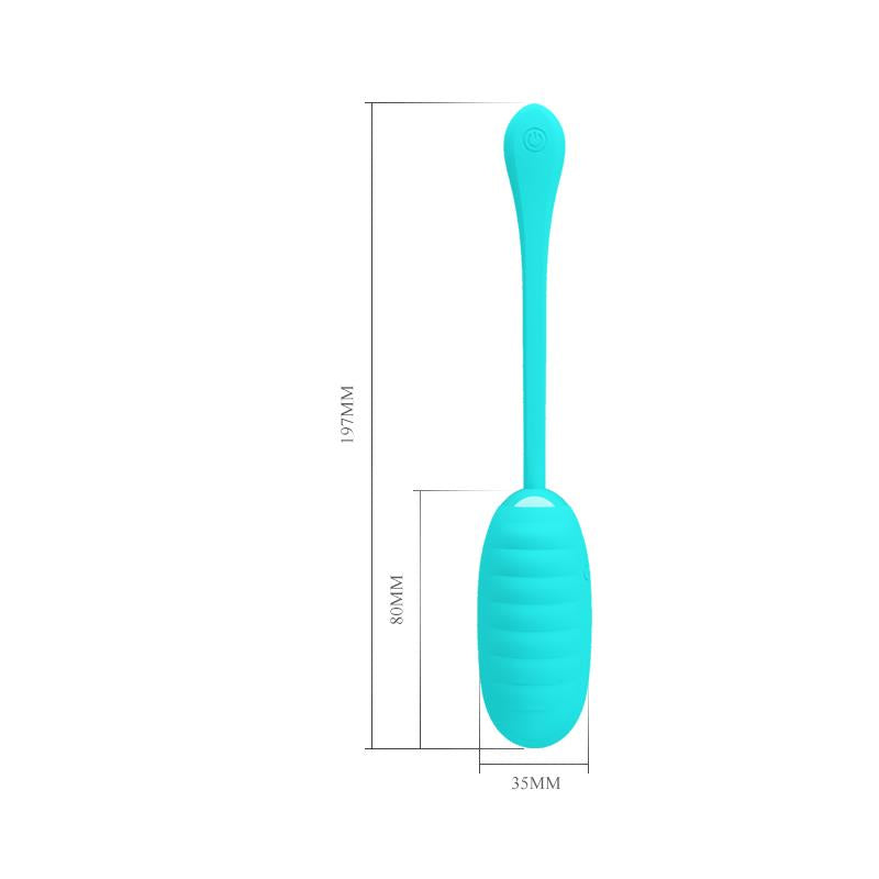 PRETTYLOVE - HUEVO VIBRADOR KIRK SILICONA USB