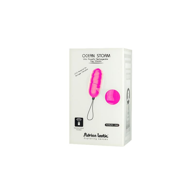 ADRIEN LASTIC - HUEVO VIBRADOR OCEAN STORM + CONTROL LRS