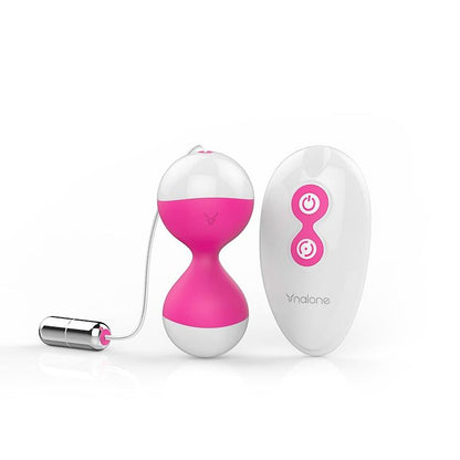 NALONE - HUEVO VIBRADOR Y BOLAS KEGEL MIU MIU FUCHSIA