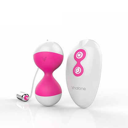 NALONE - HUEVO VIBRADOR Y BOLAS KEGEL MIU MIU FUCHSIA