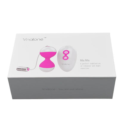 NALONE - HUEVO VIBRADOR Y BOLAS KEGEL MIU MIU FUCHSIA