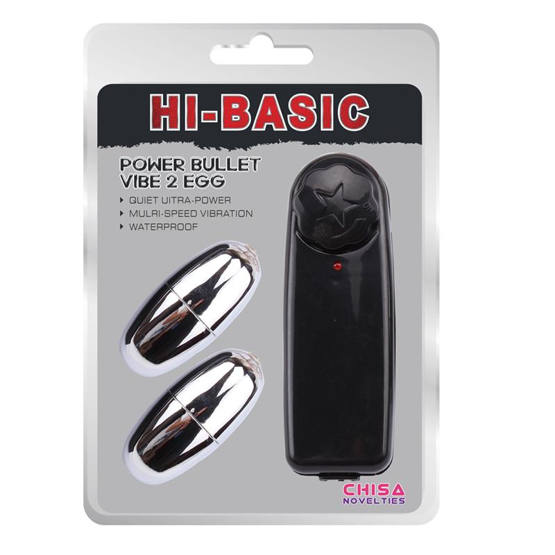 CHISA - HUEVOS VIBRADORES CON CONTROL REMOTO