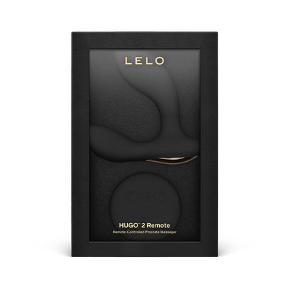 LELO - HUGO 2 MASAJEADOR PROSTÁTICO CON CONTROL REMOTO NEGRO