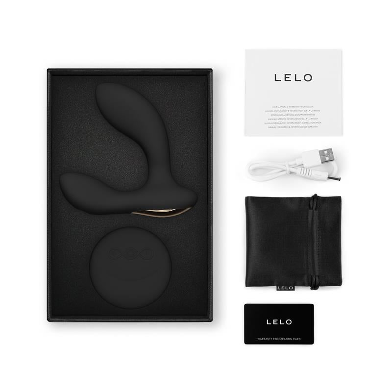 LELO - HUGO 2 MASAJEADOR PROSTÁTICO CON CONTROL REMOTO NEGRO