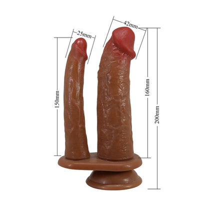 PRETTYLOVE - HULBERT DILDO DOBLE CON VIBRACIÓN
