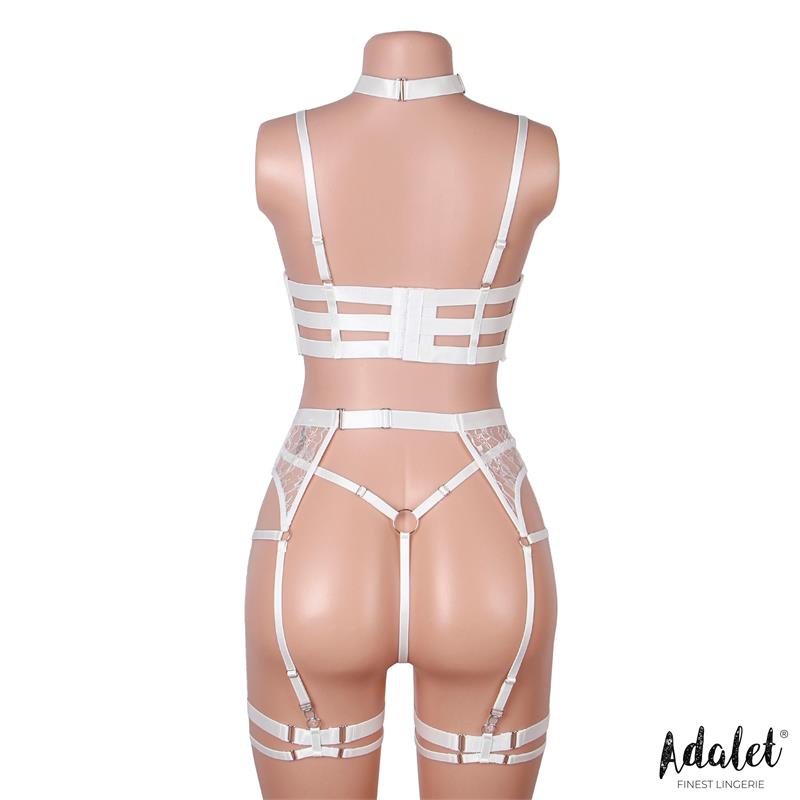 ADALET LINGERIE - HYACINTH SET SUJETADOR, TANGA Y LIGUERO