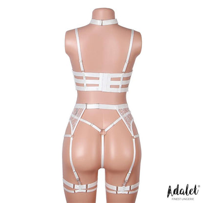 ADALET LINGERIE - HYACINTH SET SUJETADOR, TANGA Y LIGUERO