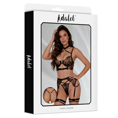 ADALET LINGERIE - HYACINTH SET SUJETADOR, TANGA Y LIGUERO
