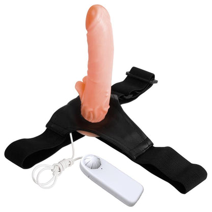 HARNESS COLLECTION LATETOBED - HYBEE DILDO CON DILDO REALISTA HUECO Y VIBRACIÓN CON CONTROL REMOTO