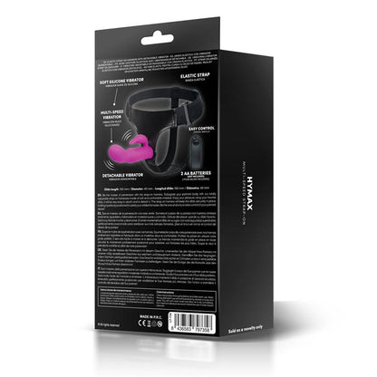 HARNESS COLLECTION LATETOBED - HYMAX ARNÉS CON DILDO-VIBRADOR CON CONEJITO Y CONTROL REMOTO