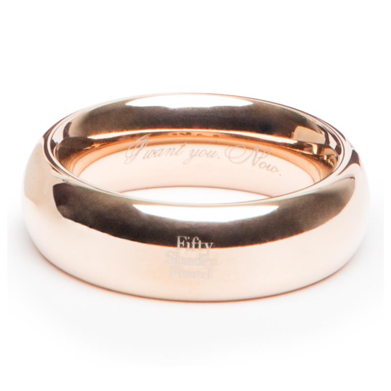FIFTY SHADES FREED - I WANT YOU NOW ANILLO DE ACERO