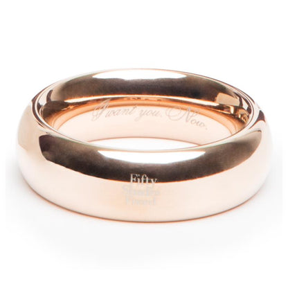 FIFTY SHADES FREED - I WANT YOU NOW ANILLO DE ACERO