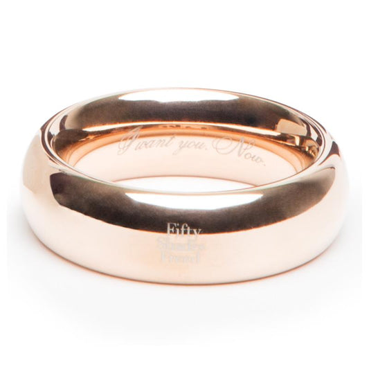 FIFTY SHADES FREED - I WANT YOU NOW ANILLO DE ACERO