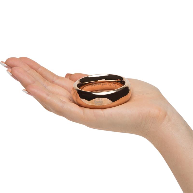 FIFTY SHADES FREED - I WANT YOU NOW ANILLO DE ACERO