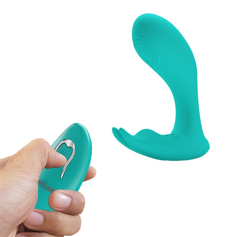 PRETTYLOVE - IDABELLE ESTIMULADOR CON VIBRACIÓN Y PULSACIÓN CON CONTROL REMOTO
