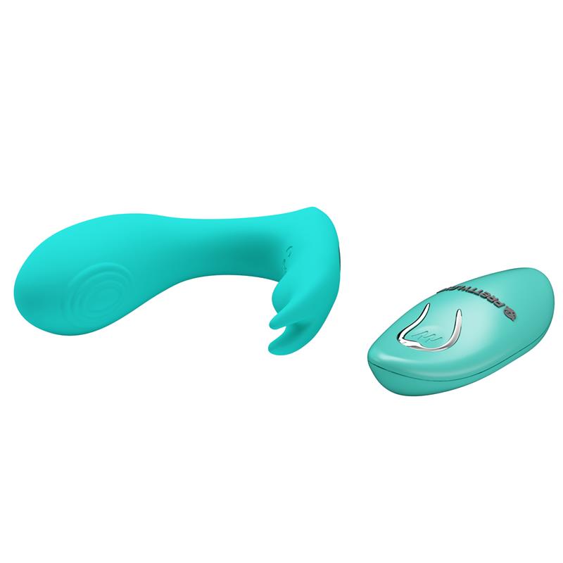 PRETTYLOVE - IDABELLE ESTIMULADOR CON VIBRACIÓN Y PULSACIÓN CON CONTROL REMOTO
